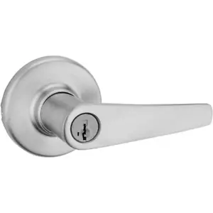 Kwikset 405DL 26D SMT 4AL RCS CP Delta Entry Lever Lockset Satin Chrome Smartkey - Picture 1 of 2