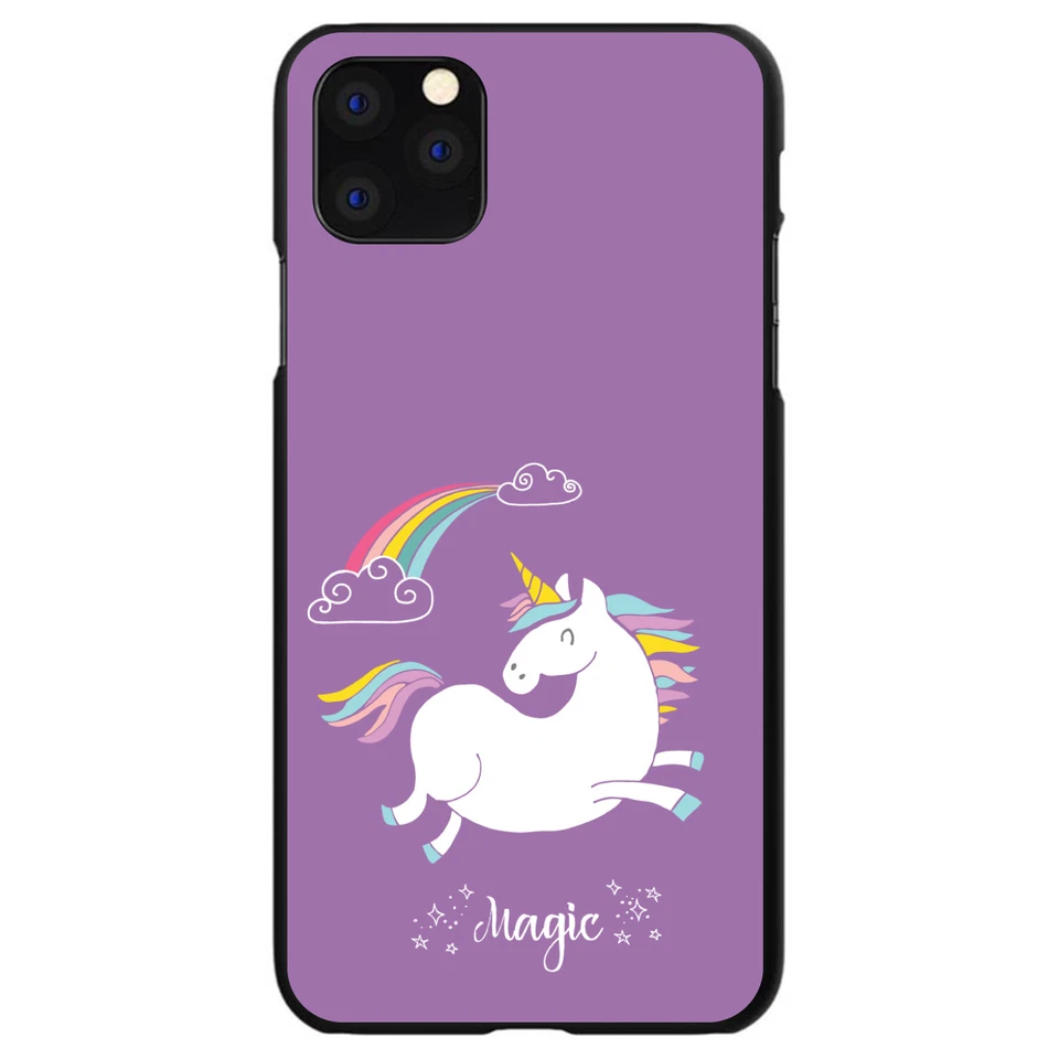Hard Case Cover for iPhone / Samsung Galaxy Unicorn Rainbown - Magic - Purple - Image 1 of 1