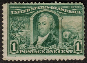 US Scott #323 Louisiana acquisto ~ 1 centesimo ~ 1904 ~ inutilizzato ~ buone condizioni ~ verde - Foto 1 di 2
