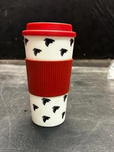 NFL Atlanta Falcons 16 Oz Plastic Tumbler Travel Cup Hot/Cold Coffee Mug Banded - Picture 1 of 4