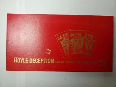 Vintage Hoyle Deception Card Game 1972 Vinyl Mat Poker Stancraft - Image 1 of 4