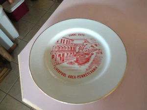 Liverpool Pa. Canal Days 1776-1976 10 1/2" plate - Picture 1 of 2