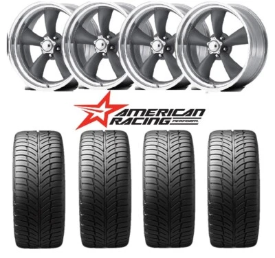 FIT CHEVROLET C-10 OBS PICKUP TRUCK 1500 TIRE WHEEL TORQ THRUST SET VINTAGE NEW - Image 1 of 4