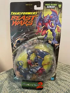 Transformers Beast Wars Heroic Maximal SONAR 1998 Kenner New in Blister Pack - Picture 1 of 16