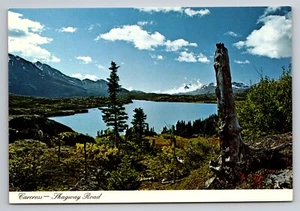Carcross Skagway Road Yukon Alaska Vintage Postkarte ohne Post - Bild 1 von 2