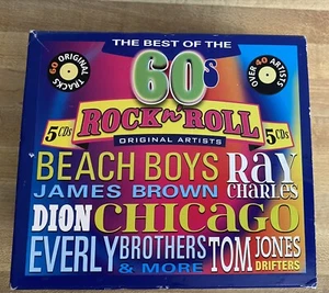 Preowned "The Best Of The 60's Rock n' Roll" (CD BOX SET). 5 CD'S, 40 Artists. - Imagen 1 de 10
