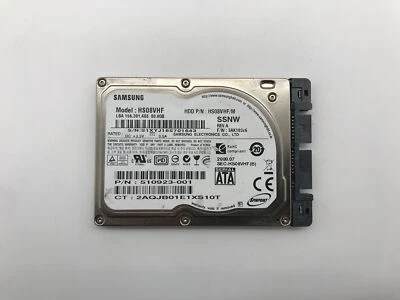 Toshiba 80GB HDD uSATA 1.8" 5400RPM MK8017GSG 492565-001 493447-001 - Image 1 of 3