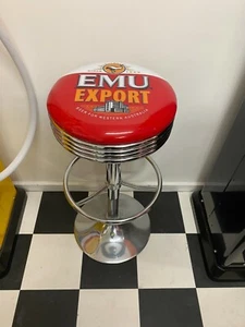 EMU EXPORT WA BEER (NEW) PREMIUM BAR STOOL ADJUSTABLE HEIGHT VICTORIA BITTER - Picture 1 of 10