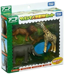 Takara Tomy Ania AG-01 Savannah Popular Animal Set Animal Figure Japan - Picture 1 of 10