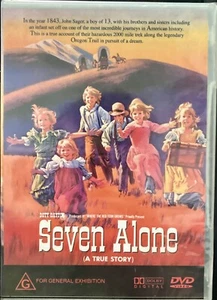 Seven Alone DVD NEW & Sealed Oregon Trail 1974 Dewey Martin - Picture 1 of 1