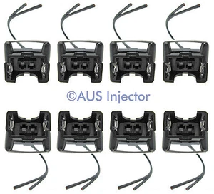 Set of 8 Fuel Injector Connector Pigtails fit Bosch EV1 Jetronic [EV1F-8] - Picture 1 of 3
