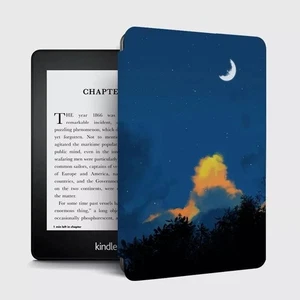 Amazon Kindle Cover - Sky, Moon Design - Picture 1 of 2