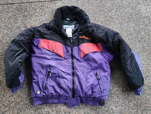 Vintage 90s Ski-Doo Bombardier Coat Jacket Size M Snowmobile ROTAX Logo  - Bild 1 von 6