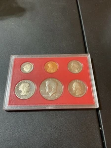 1980 UNITED STATES PROOF SET-6 COINS WITH SUSAN B. ANTHONY-NO COA/OGP-NICE CAMEO - Picture 1 of 5