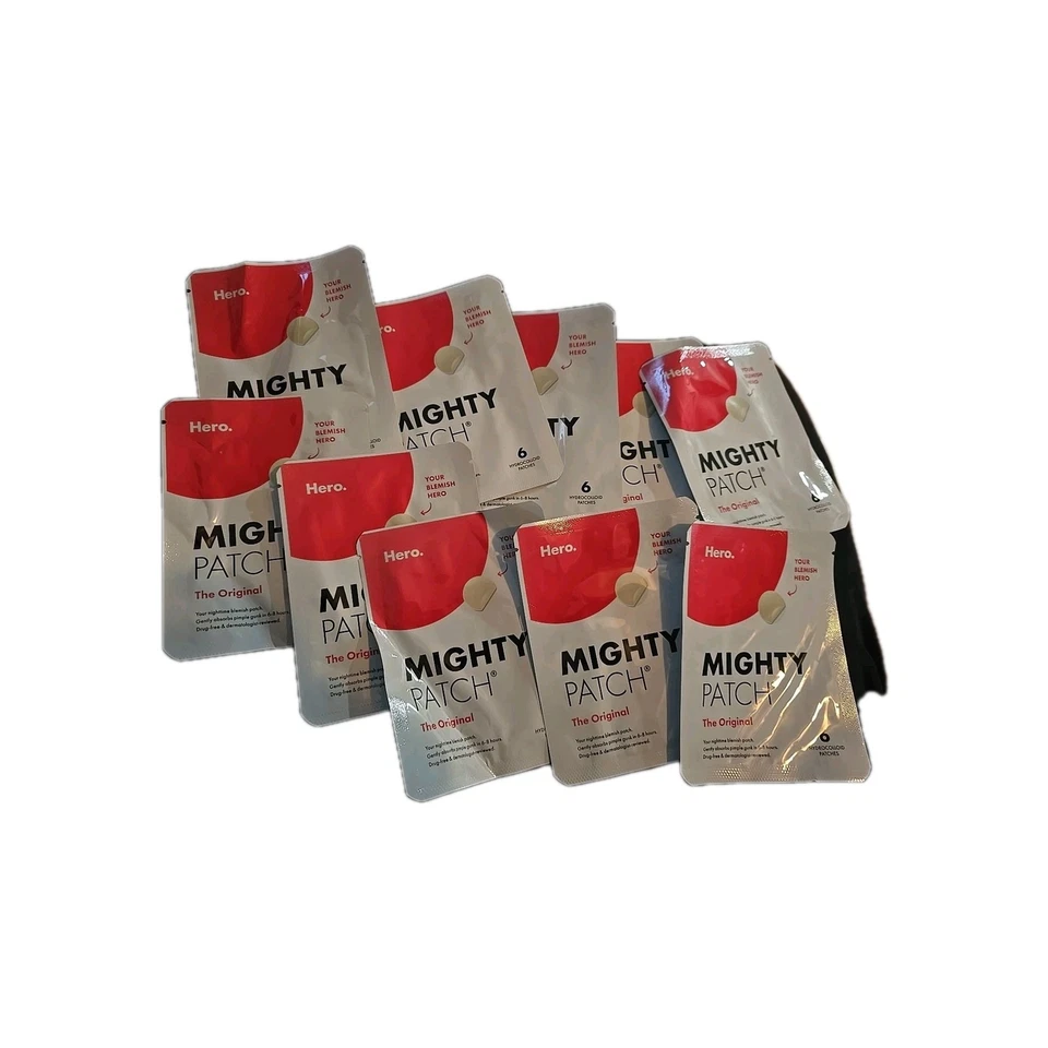 Parche Hero Mighty Original ~ 10 X 6 Parches ~ ¡Nuevo! ~ Héroe. 60 en total  Foto 1 de 1