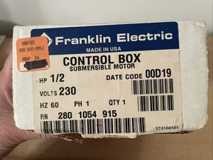 FRANKLIN ELECTRIC Control Box Submersible Motor #2801054915 1/2 HP / 230 V - Picture 1 of 10