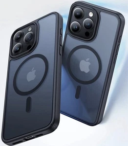 Humixx Leistungsstarke Magnetische iPhone 15 Pro Hülle 14’ Fallschutz MagSafe Schwarz - Bild 1 von 9