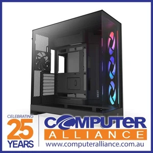NZXT H9 Flow RGB 2025 ATX Case Black - Picture 1 of 3
