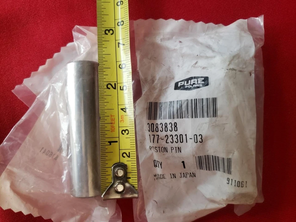 NUEVO OEM Polaris Piston Pin 3083838 '88-'21 550 IQ Shift LXT Indy etc (18 x 63 mm) Foto 1 de 1