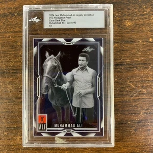 2024 Leaf Muhammad Ali Legacy Collection - Clear Dark Blue - Card #90 Boxing - Bild 1 von 2