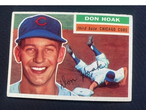 1956 TOPPS BASEBALL #335 - DON HOAK - CHICAGO CUBS - EXC/NMT COND - Picture 1 of 2