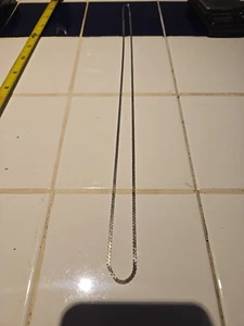 Collar vintage de plata de ley hecho en Italia 14,5 pulgadas - Imagen 1 de 10