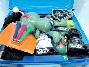 Star Wars Mixed Lot Of Collectables In Case Vintage & Modern Mixed - Picture 1 of 4