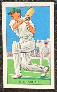 1935 GALLAHER CHAMPIONS 2ND SERIES DON BRADMAN CRICKET AUSTRALIA NR MINT - Picture 1 of 2