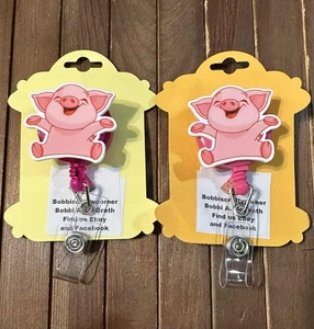 Pig badge reels - Picture 1 of 5