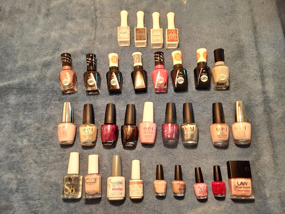 LOTE DE 30- OPI+ Esmalte en Gel Laca de Uñas Othern Saize Mixto-Colores Surtidos USADO Foto 1 de 4