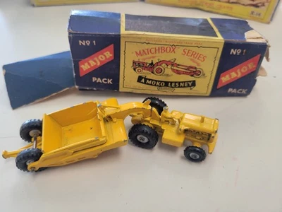 LESNEY MATCHBOX M-1 CATERPILLAR EARTH MOVER - Image 1 of 3