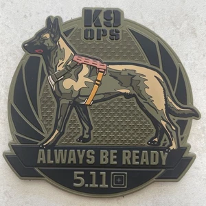 NUOVO 5.11 TACTICAL K9 OPERATORI BELGIAN MALINOIS PATCH K9 OPS K9 PATCH 5 POLIZIA - Foto 1 di 7