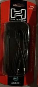 Hosa CMM 110 3.5mm-3.5mm AUX Audio Cable, 10 ft - New, Free Shipping - Picture 1 of 2