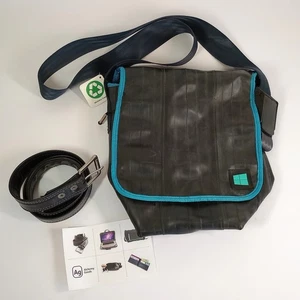 Alchemy Goods - Umhängetasche UND Gürtel - Fenster - Upcycling Fahrradschläuche - Bild 1 von 11
