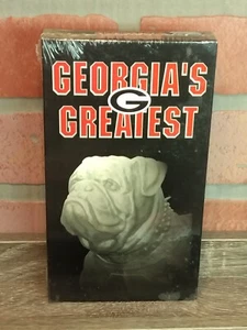 Georgia's Greatest ~ RARE SEALED VHS ~ VTG College Football Bulldog Video 1997 - Picture 1 of 7