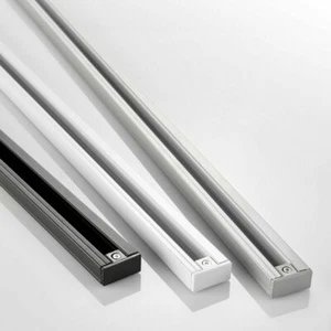 SAXBY Illuminazione binario singolo circuito (1-3 m) bianco/nero/argento - Foto 1 di 17