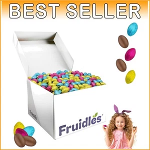 Festive Multicolored Foil Wrapped Milk Chocolate Eggs - Perfect for Parties - Picture 1 of 10