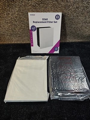 Filtro de repuesto Winix 1712-0101-02 D360 4 piezas filtros de carbono 1 filtro HEPA Foto 1 de 4