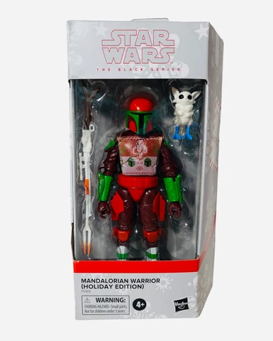 Star Wars the Black Series Mandalorian Warrior Holiday Edition 🔥 Cover