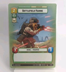 Star Wars Unlimited Battlefield Marine Hyperspace Weekly Play Promo Card #01 NM - Bild 1 von 2