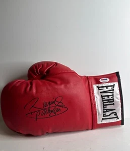 Manny Pacquiao Signed Red Leather LH Everlast Boxing Glove PSA T58566 - Picture 1 of 3
