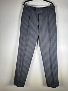 Hugo Boss Vintage Men's Gray 100% Virgin Wool Pants Size 40R - Picture 1 of 4