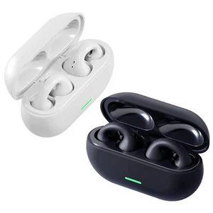 Clip On Open Ear Headphones Open Wireless Headphones for Sports, Workout,Cycling - Picture 1 of 14