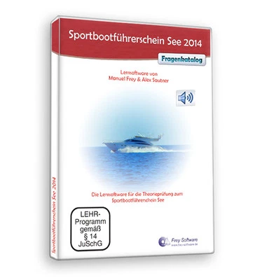 Lernsoftware Sportbootführerschein SBF See Audio # Fragenkatalog - Frey Software - Bild 1 von 4