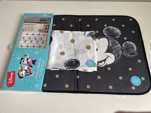 Disney Mickey Minnie Mouse Weihnachten Urlaub Duschvorhang Badematte Set 14-teilig - Bild 1 von 9