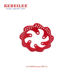 KEBEILEE Stainless Steel Rear Brake Disk for LOSI Promoto-MX Motorcycle 1/4 - Picture 1 of 11
