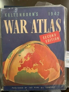  Kalterborns Kriegsatlas 1942 - Herausgegeben von der Pure Oil Company  - Bild 1 von 2