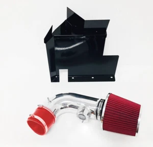 Red For 2007-2011 BMW 128i 328i 3.0L 6cyl Heat Shield Cold Air Intake Kit - Picture 1 of 2