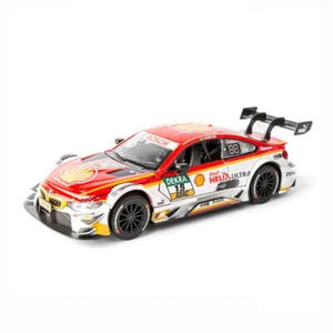Modellino auto 1/32 BMW M4 DTM pressofuso giocattolo bambini porte aperte Augusto Farfus - Foto 1 di 7
