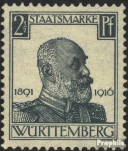 Württemberg d241 Devaluación Favor usado 1916 rey William - Picture 1 of 1